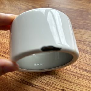 Hermes - Lacquered White Bracelet
